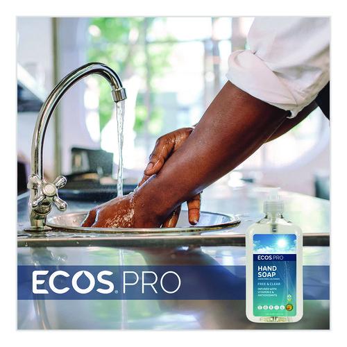 Image of ECOS® PRO PL9663/6 Liquid Hand Soap, Free and Clear Scent, 17 oz