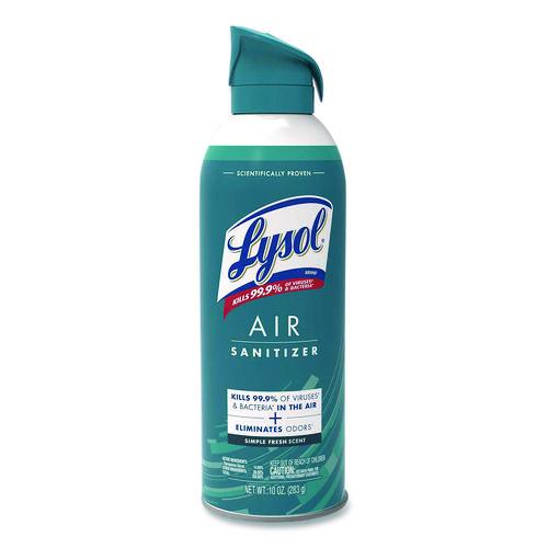 Image of LYSOL® Brand 19200-99350 Air Sanitizer Spray, Simple Fresh, 10oz Aerosol Spray