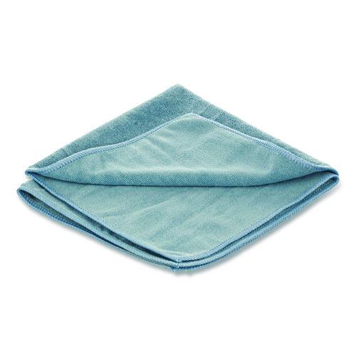 Image of Unger® MF40B SmartColor MicroWipes 4000, Heavy-Duty, Microfiber, 16 x 15, Blue, 10/Pack