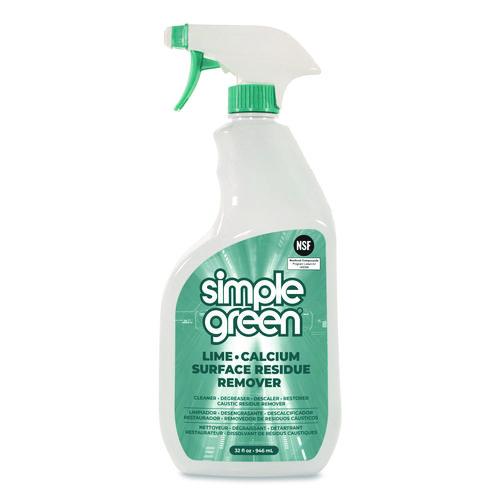 Image of Simple GreenÂ® Lime Calcium Surface Residue Remover, 32 oz Spray Bottle, 12/Carton