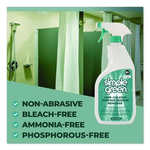 Image of Simple GreenÂ® Lime Calcium Surface Residue Remover, 32 oz Spray Bottle, 12/Carton