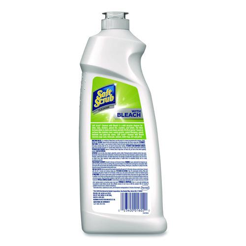 Image of Soft Scrub® 0 23400 07222 4 Cleanser with Bleach, 24 oz Bottle, 8/Carton