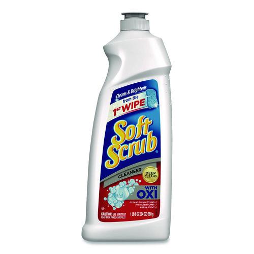 Image of Soft Scrub® 23400 07226 2 Oxi Cleanser, Clean Scent, 24 oz Bottle, 8/Carton