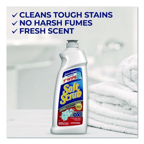 Image of Soft Scrub® 23400 07226 2 Oxi Cleanser, Clean Scent, 24 oz Bottle, 8/Carton
