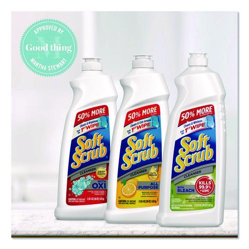 Image of Soft Scrub® 23400 07226 2 Oxi Cleanser, Clean Scent, 24 oz Bottle, 8/Carton