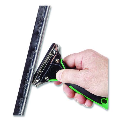 Image of UngerÂ® Stainless Steel "S" Channel with Soft Rubber, 10" Wide Blade