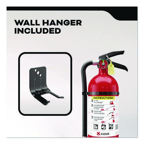 Image of Kidde 21032142 Pro-5MP Series Fire Extinguisher, with Wall Hanger, 3-A:40-B:C