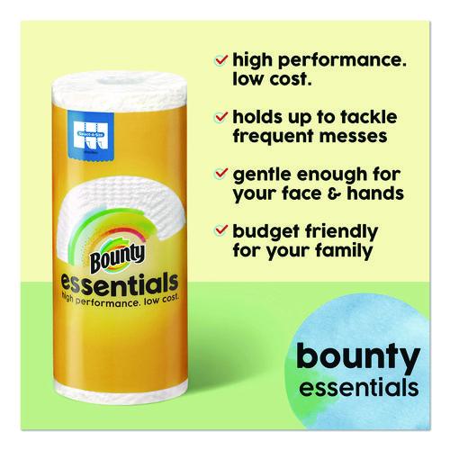 Image of Bounty® 80811697 Essentials Select-A-Size Kitchen Roll Paper Towels, 2-Ply, 5.9 x 11, White, 162 Sheets/Triple Roll, 12 Rolls/Carton