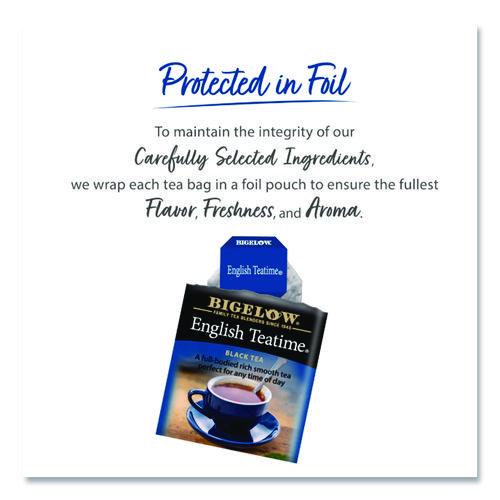 Image of Bigelow® RCB003451 English Teatime Black Tea, 0.08 Oz Tea Bag, 28/box