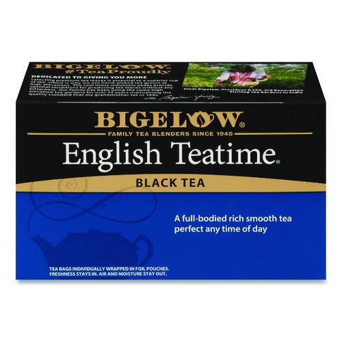 Image of Bigelow® RCB003451 English Teatime Black Tea, 0.08 Oz Tea Bag, 28/box