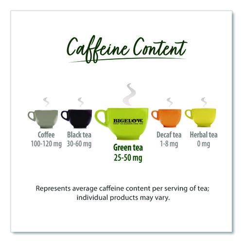 Image of BigelowÂ® steep Cafe Organic Green Tea, Tropical, 50 Bags/Carton