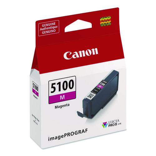Image of Canon® 6954C002 6954C002 (PFI-5100) Lucia PRO II Ink, Magenta