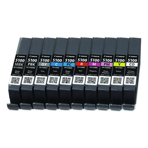 Image of Canon® 6952C002 6952C002 (PFI-5100) Lucia PRO II Ink, Photo Black