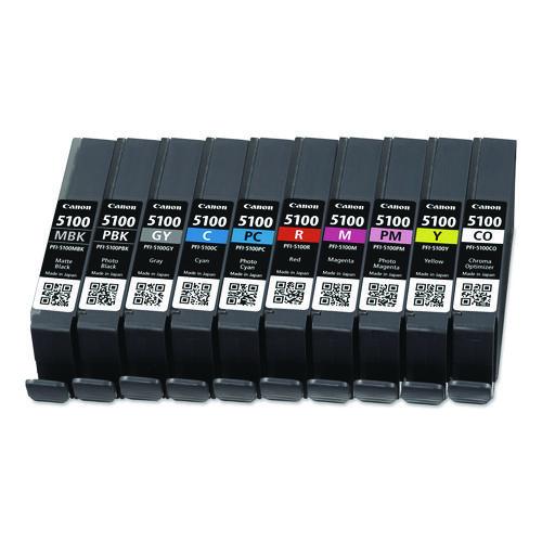 Image of Canon® 6951C002 6951C002 (PFI-5100) Lucia PRO II Ink, Matte Black