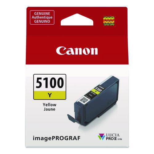 Image of Canon® 6955C002 6955C002 (PFI-5100) Lucia PRO II Ink, Yellow