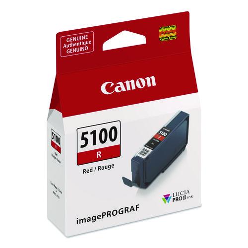Image of Canon® 6958C002 6958C002 (PFI-5100) Lucia PRO II Ink, Red
