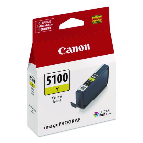 Image of Canon® 6955C002 6955C002 (PFI-5100) Lucia PRO II Ink, Yellow