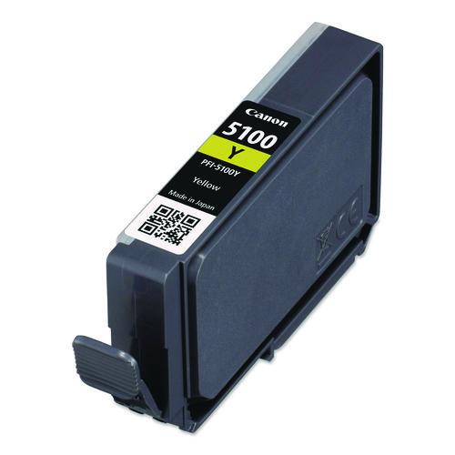 Image of Canon® 6955C002 6955C002 (PFI-5100) Lucia PRO II Ink, Yellow