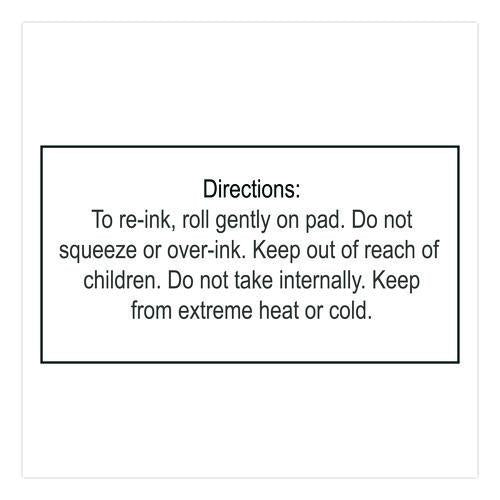 Image of COSCO 030260 Premium Roll-On Ink, 2 Oz, Red