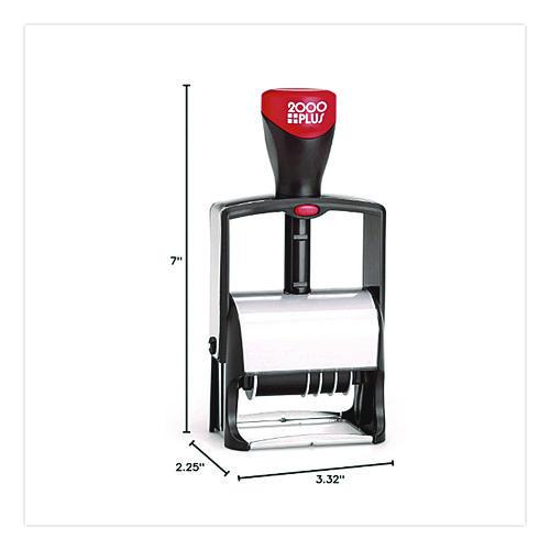 Image of COSCO 2000PLUS® 011029 Classic Line Message Dater, 5 Years, 12 Phrases, 1.75 X 0.18, Black Ink