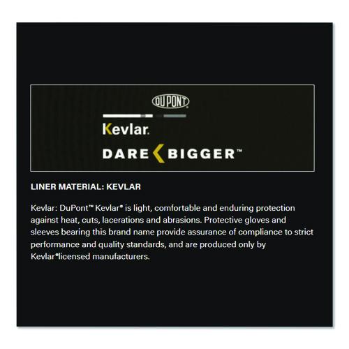 Image of KutGard® 10-KS18 Knitted Kevlar Sleeve, 2-Ply, 18", Tan