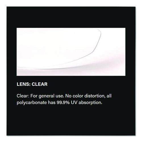 Image of Bouton® 250-01-F020 Zenon Z12 Polycarbonate Safety Glasses, Frameless, Clear Single Anti-Fog Lens
