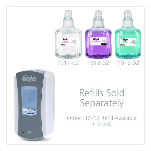 Image of GOJO® 1984-04 Ltx-12 Touch-Free Dispenser, 1,200 Ml, 5.25 X 3.33 X 10.5, Gray/White