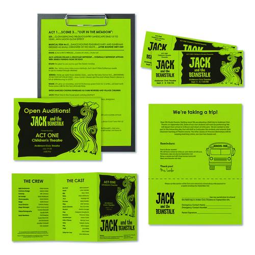 Image of AstrobrightsÂ® Color Paper, 24 lb Bond Weight, 8.5 x 14, Terra Green, 500/Ream