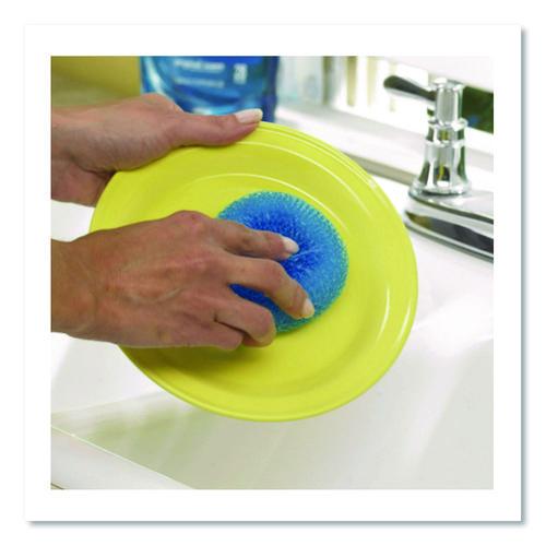 Image of Dawn® 437775 Poly Mesh Scrubbers, Blue, 3/pack