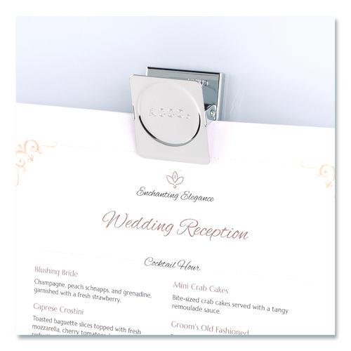 Image of ACCO A7072131A Magnetic Clips, 0.88" Jaw Capacity, Silver, 12/Pack