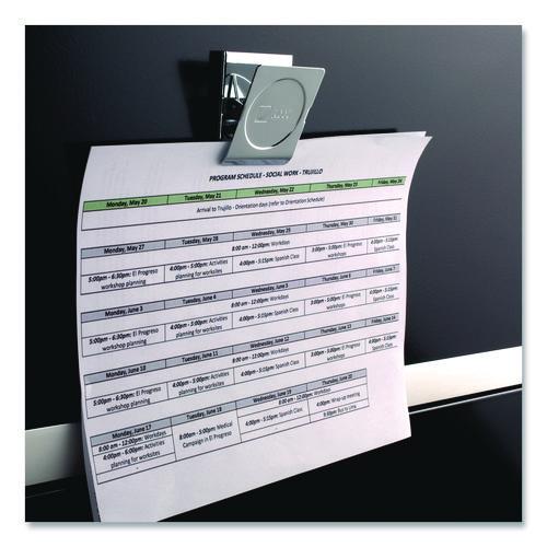 Image of ACCO Magnetic Clip, 1.13" Jaw Capacity, Silver, 12/Pack