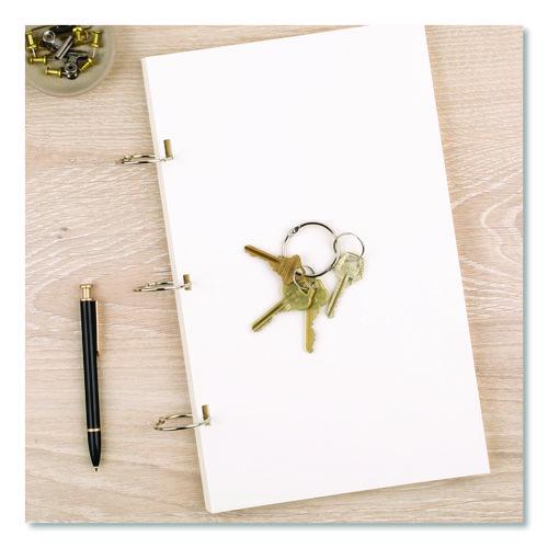 Image of ACCO A7072202A Metal Book Rings, 1" Diameter, 100/Box