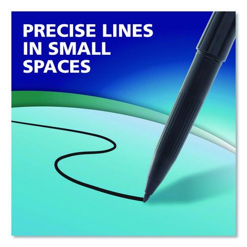 Image of EXPO® 16001A Wet Erase Marker, Ultra Fine Bullet Tip, Black, Dozen