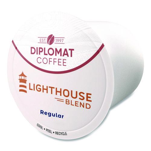 Image of Diplomat Coffee C-DCCUP-LH96-10R Lighthouse DC-Cup, 10 g, 96/Carton