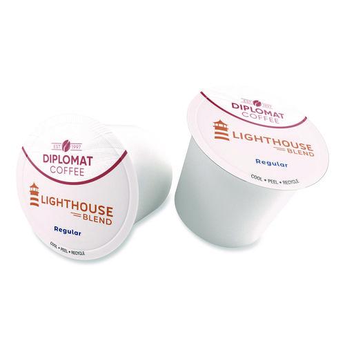 Image of Diplomat Coffee C-DCCUP-LH96-10R Lighthouse DC-Cup, 10 g, 96/Carton
