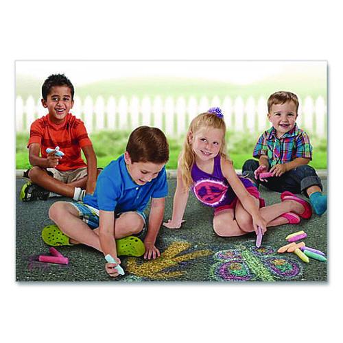 Image of Cra-Z-Art® 10817N-6 Washable Sidewalk Chalk, 12 Assorted Colors, 32 Sticks/box