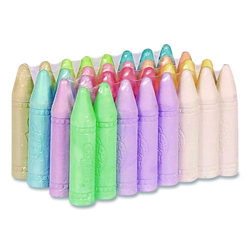 Image of Cra-Z-Art® 10817N-6 Washable Sidewalk Chalk, 12 Assorted Colors, 32 Sticks/box