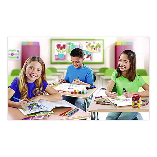 Image of Cra-Z-Art® 10628-24 Washable Kids' Paint Set, with Artist Brush, 12 Assorted Colors/Pack