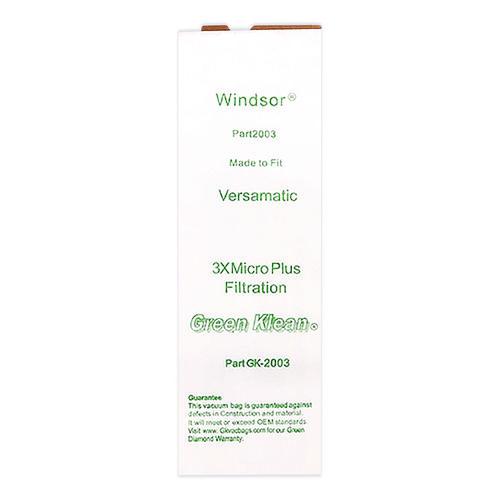 Image of Green Klean® GK-2003-P Replacement Vacuum Bags, Fits Allstar Javelin/triple S Prosense Ii/windsor Versamatic, 10/pack