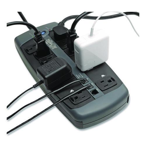 Image of Tripp Lite by Eaton Protect It! Surge Protector, 10 AC Outlets, 8 ft Cord, 2,395 J, Black