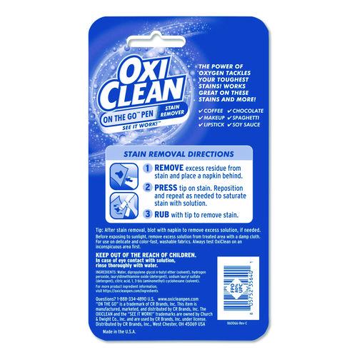 Image of OxiClean 80575-23564 On-the-Go Pen Stain Remover, Bonus Size, 22 mL, 6/Pack
