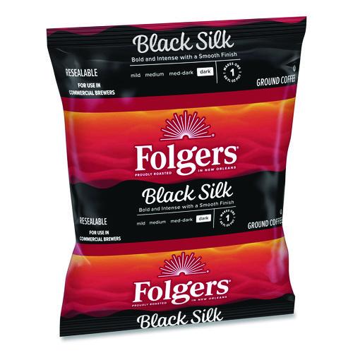 Image of Folgers® 2550000016 Coffee Filter Packs, Black Silk, 1.4 Oz Pack, 40packs/carton