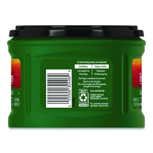 Image of Folgers® 2550030406 Classic Decaf Ground Coffee, Classic Roast Decaffeinated, 19.2 oz Can