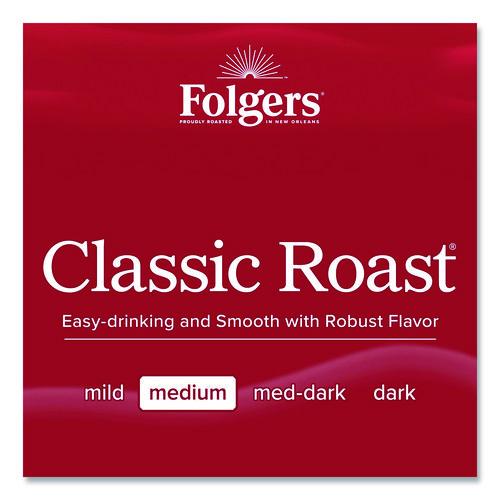 Image of Folgers® 2550006430 Classic Roast Ground Coffee Fraction Pack, 1.5 oz, 42/Carton