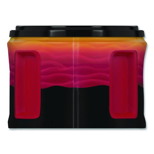 Image of Folgers® 2550030439 Black Silk Ground Coffee, Black 22.6 oz Canister, 6/Carton