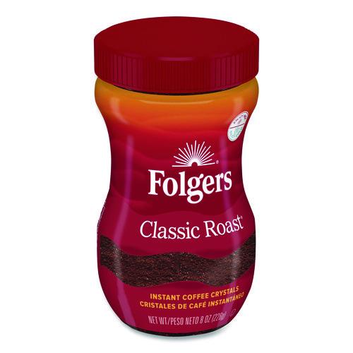 Image of Folgers® 2550020629 Classic Roast Instant, 8 oz Jar