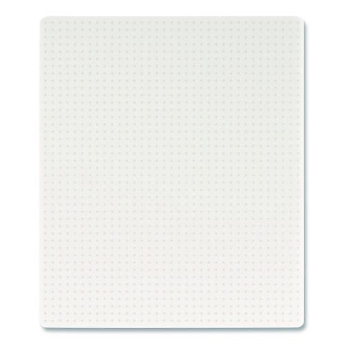 Image of deflecto® CM1K142OCB OceanMat Carpet Chair Mat for Flat Pile Carpeted Floors, Rectangular, Straight Edges, 36" x 48", Clear