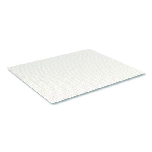 Image of deflecto® CM1K442FOCB OceanMat Carpet Chair Mat for Flat Pile Carpeted Floors, Rectangular, Straight Edges, 46" x 60", Clear