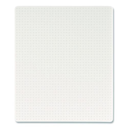 Image of deflecto® CM1K442FOCB OceanMat Carpet Chair Mat for Flat Pile Carpeted Floors, Rectangular, Straight Edges, 46" x 60", Clear