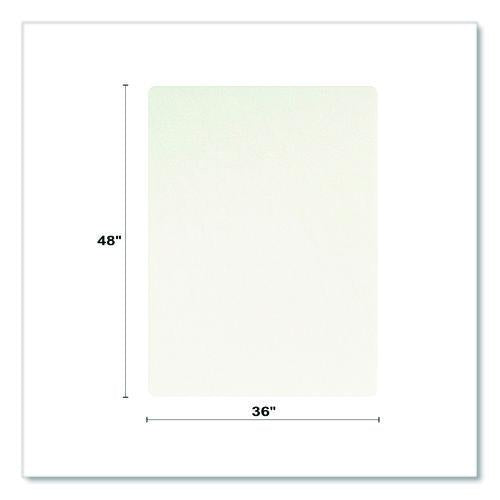 Image of deflecto® CM2G142OCB OceanMat Hard Floor Chair Mat for Hard Floors, Rectangular, Straight Edges, 36" x 48", Clear